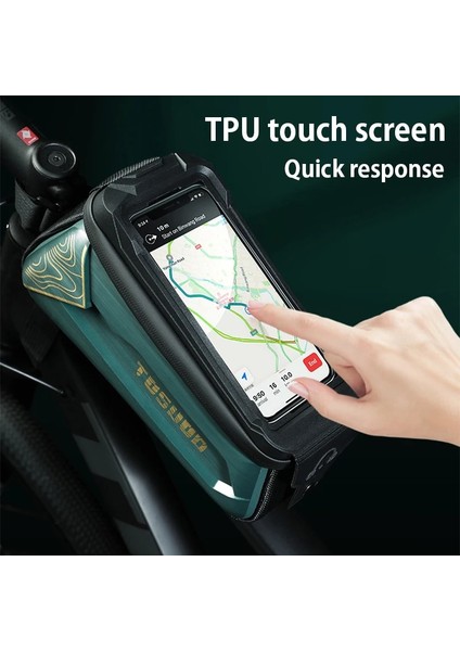 Siyah F Stili L Beden Tosuod Bisiklet Çantası Inç Dokunmatik Ekran Telefon Kılıfı Su Geçirmez Bisiklet Çantası Üst Ön Tüp Çerçeve Mtb Yol Bisikleti Çantası Aksesuarları (Yurt Dışından) indirimleri