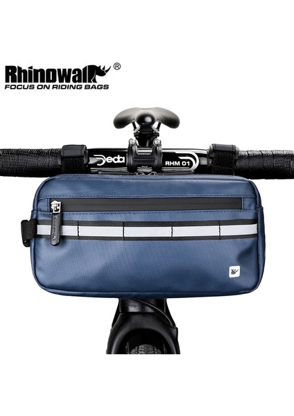 X20990 Mavi Stil Rhinowalk Bisiklet Gidon Çantası Bisiklet Üst Çerçeve Pannier Su Geçirmez Işlevli Taşınabilir Omuz Bisiklet Aksesuarları (Yurt Dışından)