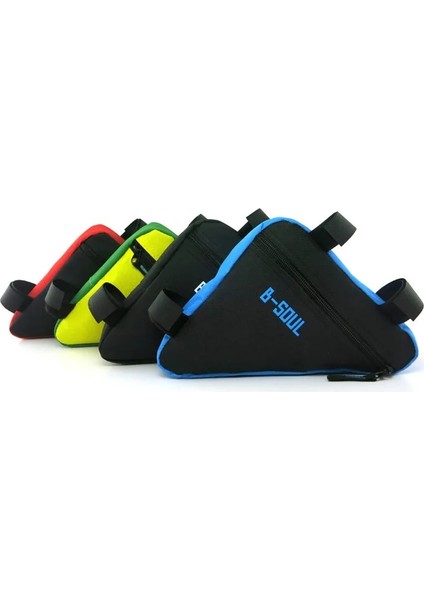 Siyah Mavi Tarzı B-Soul Bisiklet Tüp Çanta Yol Bisikleti Üçgen Çanta Bisiklet Çerçeve Çanta Su Geçirmez Taşınabilir Ön Tüp Çerçeve Çanta Bisiklet Aksesuarları (Yurt Dışından) modelleri