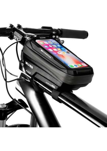 E2 Kırmızı Stil Wıld Man Bisiklet Çantası Çerçeve Ön Üst Tüp Su Geçirmez Sert Kabuk Bisiklet Çantası 6.7in Dokunmatik Ekran Telefon Kılıfı Mtb Bisiklet Aksesuarları (Yurt Dışından) fiyatları