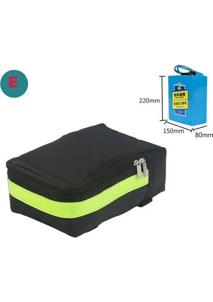E Stili Pvc Pil Çantası Elektrikli Bisiklet Arka Çanta Depolama Bisiklet E-Bisiklet Panniers Kılıf Bisiklet Aksesuarları Çoklu Boyut Pil Çantası (Yurt Dışından)
