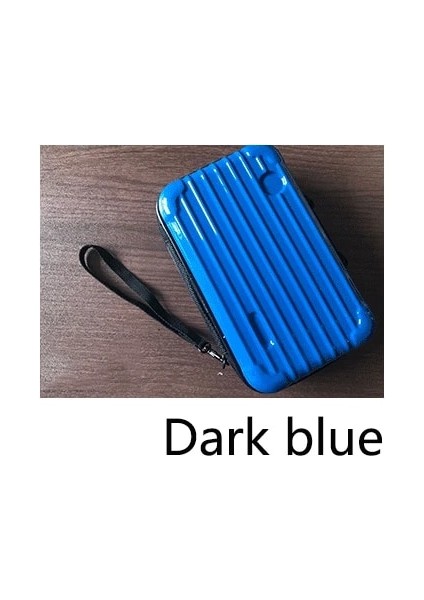 Koyu Mavi Stil Brompton Için Katlanır Bisiklet Ön Çanta Sepet Aksesuarları Için Konektörlü Süper Mini Güzel Çanta (Yurt Dışından)