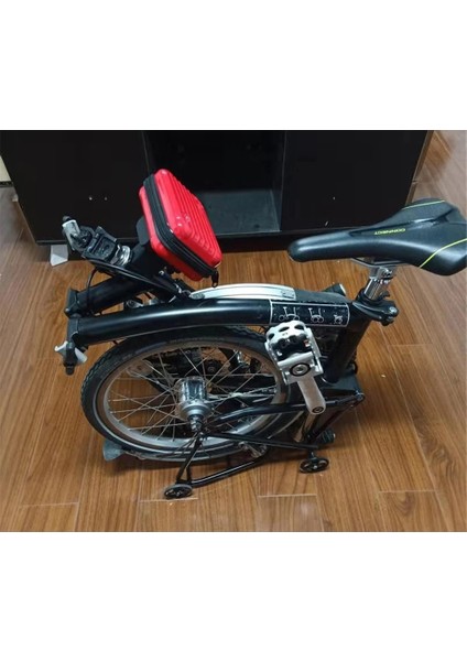 Koyu Mavi Stil Brompton Için Katlanır Bisiklet Ön Çanta Sepet Aksesuarları Için Konektörlü Süper Mini Güzel Çanta (Yurt Dışından) indirimleri