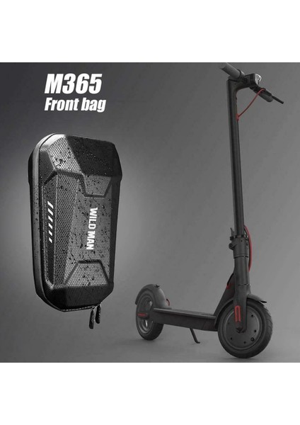 A Tipi 3l Stili Vahşi Adam Elektrikli Scooter Ön Çanta Su Geçirmez Eva Sert Kabuk Çanta Yansıtıcı Gidon Asılı Çanta Saklama Çantası Xiaomi M365 (Yurt Dışından) indirimleri