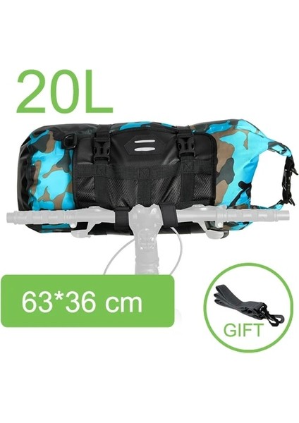 20L Kam 2 Tarzı Bisiklet Ön Tüp Çanta Su Geçirmez Bisiklet Gidon Sepet Paketi 3lllll Bisiklet Ön Çerçeve Pannier Bisiklet Aksesuarları (Yurt Dışından)