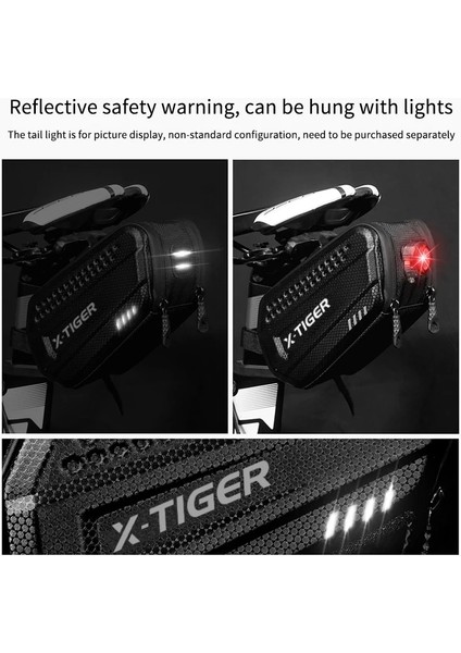 1.2l Şekillendirme X-Tıger Bisiklet Sele Çantası Yağmur Geçirmez Darbeye Dayanıklı 3D Pu Kabuk Kılıfı Bisiklet Çantası Arka Büyük Kapasiteli Seatpost Mtb Bisiklet Çantası Aksesuarları (Yurt Dışından) modelleri