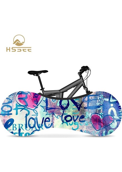 No.18 Tarzı Hssee 26"-28" Bisiklet Kapalı Toz Kapağı Grafiti Serisi Yüksek Mukavemetli Elastik Kumaş Bisiklet Kılıfı Yol Bisikleti Aksesuarları (Yurt Dışından) fiyatları