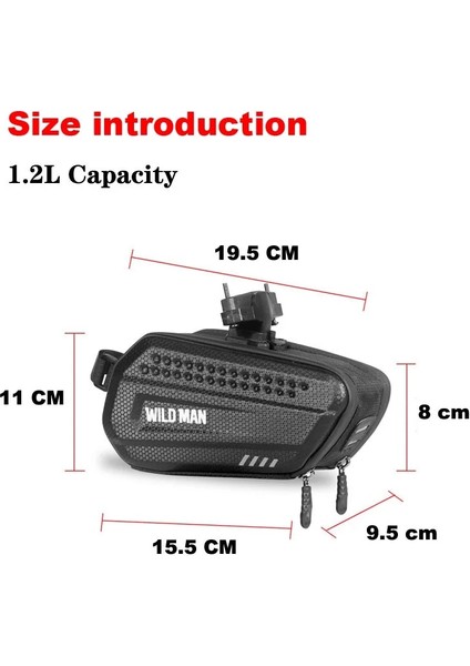 V21 - 03 Stili Diğer Bisiklet Çantası Bisiklet Sele Çantası Alet Koltuğu Arka Deri Su Geçirmez Yağmur Geçirmez Erkek Kadın Pannier Seatpost Bisiklet Mtb Bisiklet Aksesuarları (Yurt Dışından) modelleri