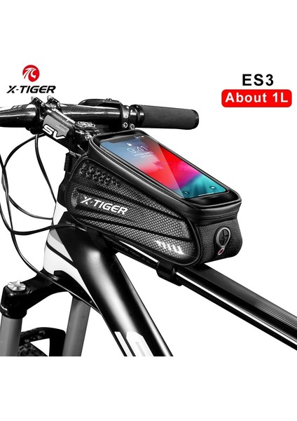 1l Dokunmatik Çanta Stili X-Tıger Bisiklet Çantası Yağmur Geçirmez Mtb Yol Bisikleti Eyer Çantası 1.2l Büyük Kapasiteli Bisiklet Seatpost Arka Çanta Bisiklet Aksesuarları Için (Yurt Dışından)