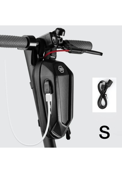 Bir Stil Elektrikli Scooter Kafa Kolu Çanta Eva Sert Kabuk Su Geçirmez Çanta Xiao Mi M365 Gidon Asılı Evrensel Depolama Ön Çantalar (Yurt Dışından) fırsatları