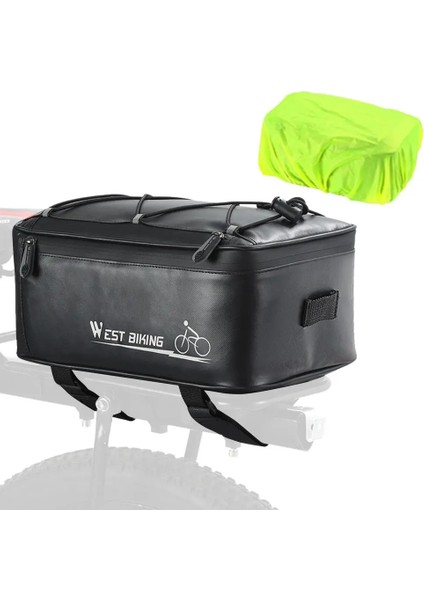 Siyah Stil Bisiklet Bagaj Çantası Bisiklet Rafı Arka Taşıyıcı Çanta 4l Bisiklet Taşıt Çantaları Suya Dayanıklı Yağmurluklu Bisiklet Rafı Çantası Bisiklet Çantaları Fo (Yurt Dışından)