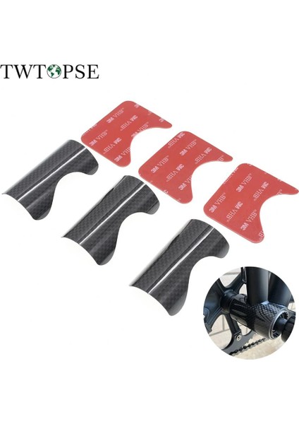 1 Takım Stili Twtopse Karbon Bisiklet Bisiklet Çerçeve Sticker Koruyucu Brompton Katlanır Bisiklet Alt Braketi Bb Koruma Koruma Pedi 3sıxty (Yurt Dışından) fırsatları