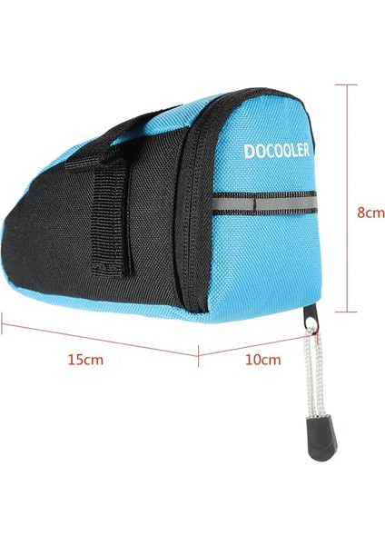 E Tipi Mavi Stili Bisiklet Bagaj Çantası 7l Bisiklet Çantası Suya Dayanıklı Bisiklet Raf Çantası, Su Geçirmez Yağmur Kılıfı ile Bisiklet Çantası (Yurt Dışından)