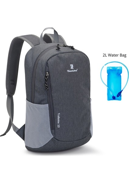 Koyu Gri Set Stili 15L 15L Hafif Katlanır Kamp Sırt Çantası Açık Su Geçirmez Dağcılık Sırt Çantası Nefes Alabilir Seyahat Trekking Sırt Çantası (Yurt Dışından)