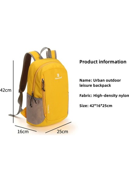 Koyu Gri Set Stili 15L 15L Hafif Katlanır Kamp Sırt Çantası Açık Su Geçirmez Dağcılık Sırt Çantası Nefes Alabilir Seyahat Trekking Sırt Çantası (Yurt Dışından) fırsatları