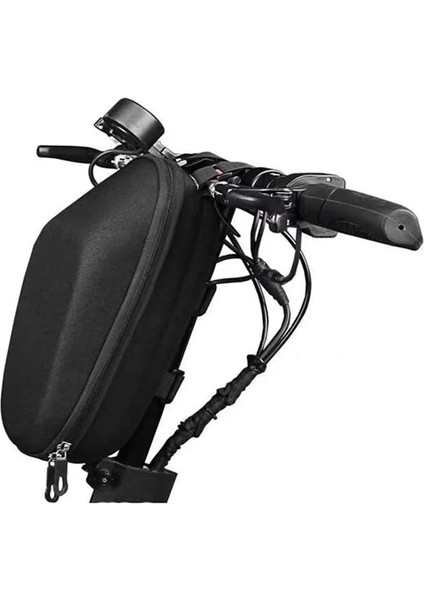 Siyah Stil Evrensel Elektrikli Scooter Kafası Bisiklet Çantası Çok Işlevli Scooter Ön Çanta Depolama Asılı Çanta Toz Geçirmez Scooter Aksesuarı (Yurt Dışından) modelleri