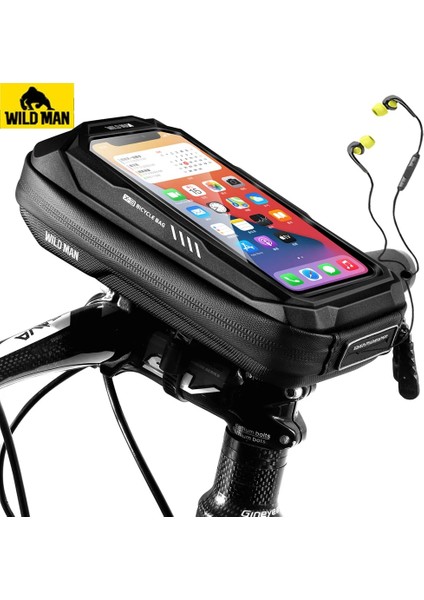 X3 Beyaz Logo Stili Vahşi Adam Bisiklet Kafa Tüp Bisiklet Bisiklet Gidon Cep Cep Telefonu Çanta Kılıf Tutucu Ekran Telefon Montaj Çanta Kılıf Için 6.9in (Yurt Dışından) fırsatları