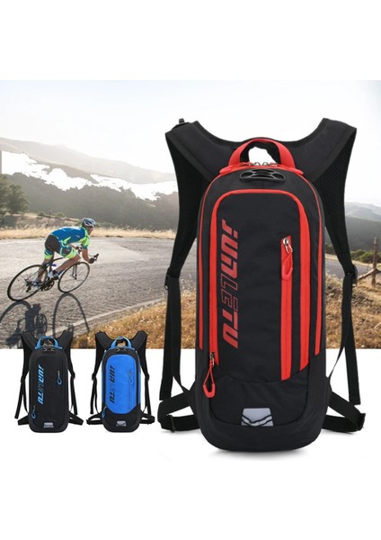 Siyah Kırmızı Stil 2021 Yeni 10L Spor Mtb Bisiklet Sırt Çantası Su Bisiklet Çantaları Koşu Bisiklet Nemlendirme Bisiklet Sırt Çantaları Reflektörlü Şeritler XA126Q (Yurt Dışından) modelleri