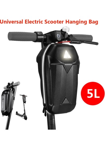 K Tarzı Sert Kabuk Scooter Ön Çanta Xiaomi Mooter Için Evrensel Elektrikli Scooter Çantası L Su Geçirmez Ön Depolama Asılı Çanta (Yurt Dışından) fiyatları