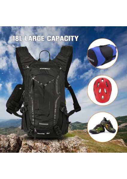 Stil 2 Stili S Beden Lixada 18L Su Geçirmez Bisiklet Bisiklet Bisiklet Omuz Sırt Çantası Ultralight Doğa Sporları Binme Seyahat Kamp Nemlendirme Su Torbası (Yurt Dışından) modelleri