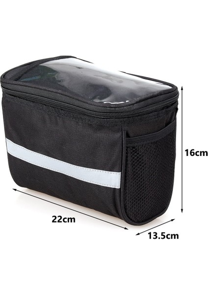 Siyah Stil Bisiklet Bisiklet Yalıtımlı Ön Çanta Mtb Bisiklet Telefon Tutacağı Gidon Çanta Sepet Pannier Soğutucu Çanta Şerit Bisiklet Aksesuarları ile (Yurt Dışından) modelleri