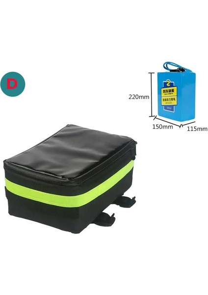 D Stili Pvc Pil Çantası Elektrikli Bisiklet Arka Çanta Depolama Bisiklet E-Bisiklet Panniers Kılıf Bisiklet Aksesuarları Çoklu Boyut Pil Çantası (Yurt Dışından)