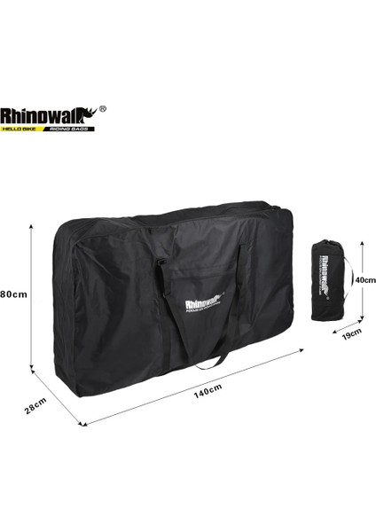 RM261 Stili Rhinowalk 29 Inç Katlanır Bisiklet Taşıma Çantası Bisiklet Taşıma Saklama Kutusu Bisiklet Seyahat Çantası Dağ Bisikleti Için Açık Aksesuarlar (Yurt Dışından)
