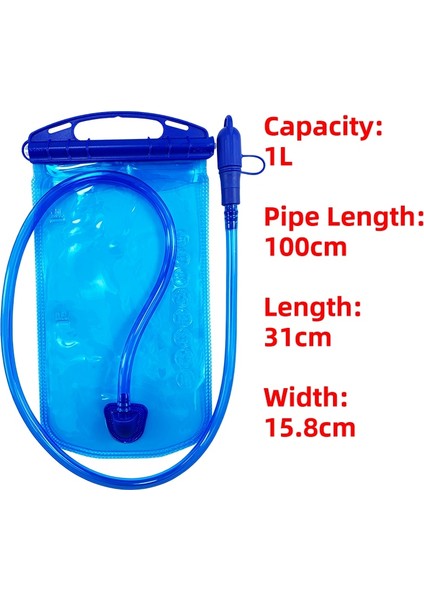 1l Su Torbası Sadece Stil Bisiklet Sırt Çantası Çalıştırın Tırmanma Sırt Çantası Erkek Kadın Açık Spor Nemlendirme Su Torbası Depolama Su Geçirmez Kamp Yürüyüş Sırt Çantası (Yurt Dışından)