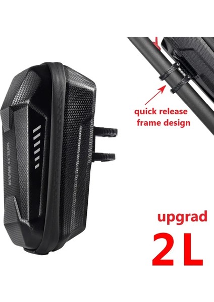 2l Stilini Yükseltin Vahşi Adam Evrensel Elektrikli Scooter Çantası Mesnetli Eva Sert Kabuk Denge Bisiklet Gidon Çantası Xiaomi M365 Es1 Es2 Es3 Es4 (Yurt Dışından)