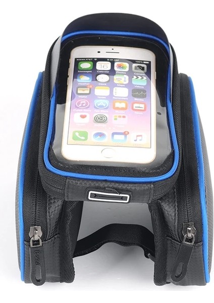 80106 Şerit Stili 4types Su Geçirmez Bisiklet Çantaları Yağmur Geçirmez Bisiklet Ön Dokunmatik Ekran Telefon Çantası Dağ Bisikleti Üst Tüp Çanta Bisiklet Için Bisiklet Çantası (Yurt Dışından)