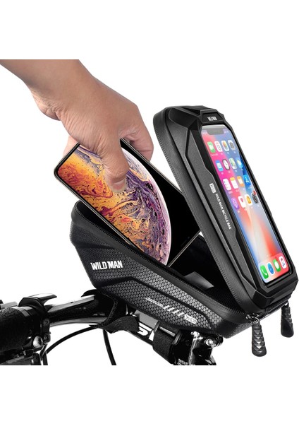 No.3 Tarzı Su Geçirmez Mtb Bisiklet Dokunmatik Bisiklet Ekipmanları Taşınabilir Su Geçirmez Ekran Tüpü Sert Kabuk Çantaları Wıld Man Için Bisiklet Elemanları (Yurt Dışından)