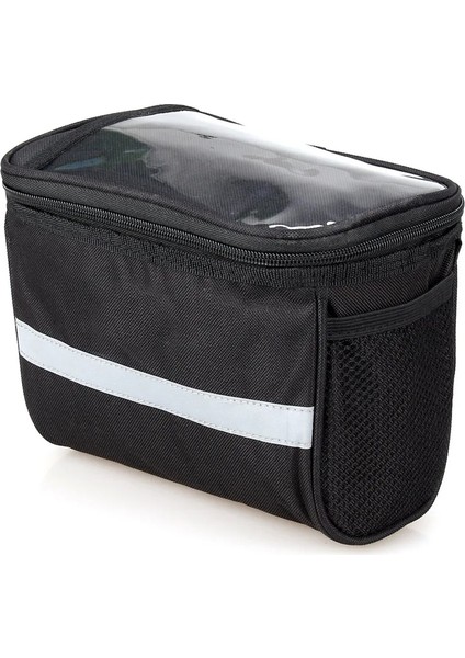 Siyah Stil Bisiklet Bisiklet Yalıtımlı Ön Çanta Mtb Bisiklet Telefon Tutacağı Gidon Çanta Sepet Pannier Soğutucu Çanta Şerit Bisiklet Aksesuarları ile (Yurt Dışından) fırsatları