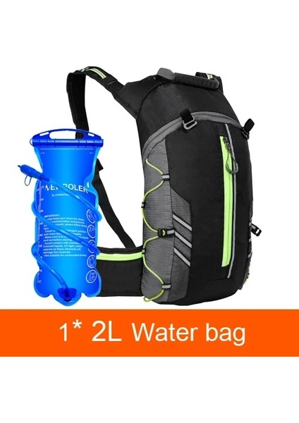 10L Yeşil Set 207 Stili 10LLL Su Geçirmez Bisiklet Çantaları Taşınabilir Sırt Çantası Bisiklet Su Torbası Açık Spor Tırmanma Yürüyüş Kılıfı Nemlendirme Bikepacking (Yurt Dışından)
