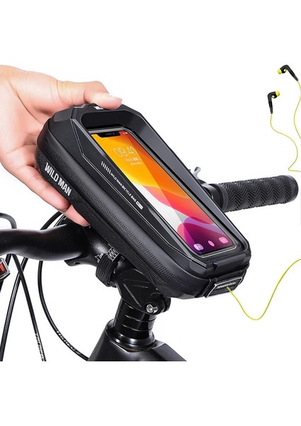 V23-03 Stili Diğer Bisiklet Çantası Telefon Tutucu Dağı Bisiklet Telefonu Destek Kılıfı Handerbar Su Geçirmez Çerçeve Üst Tüp Mtb Çanta Aletleri Aksesuarları Vahşi Adam (Yurt Dışından) fiyatları
