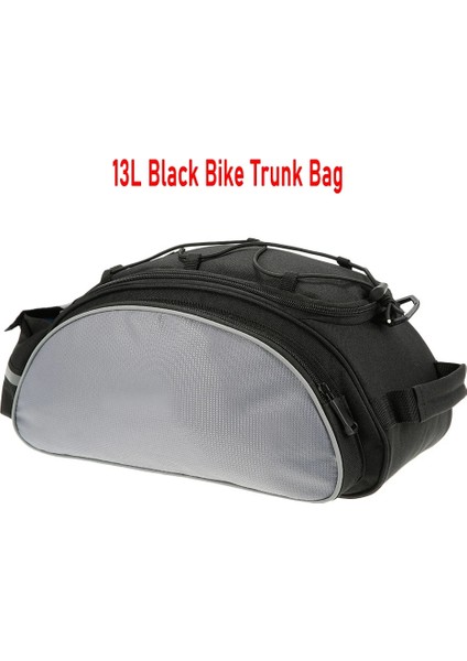 13L Siyah Çanta Stili Raf Çantası Su Itici i Arka Koltuk Çantası Bagaj Çantaları Kapasiteli Taşıma Çantası Taşınabilir Toz Geçirmez Çantaları (Yurt Dışından)