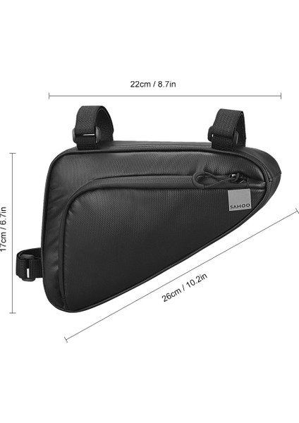 1.5l Tarzı Sahoo 10LL Büyük Kapasiteli Su Geçirmez Bisiklet Bagaj Çantası Bisiklet Arka Raf Çantası Bisiklet Pannier Çantası Seyahat Çantası (Yurt Dışından)