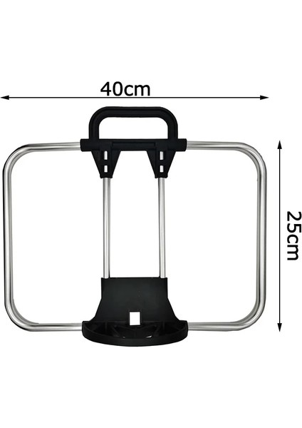Sap Stili ile M Brompton S-Bag Sepet Çanta Katlanır Bisiklet Aksesuarları Için 2 Boyut Bisiklet Çantası Sepet Çerçeve Standı (Yurt Dışından)