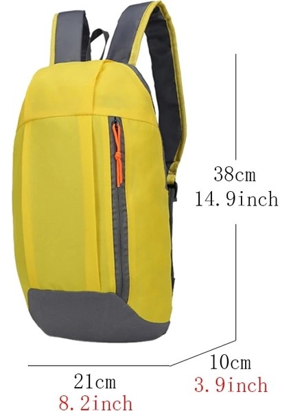 Rastgele Renk Stili 10L Açık Ultra Hafif Spor Sırt Çantası, Erkekler Için Su Geçirmez Seyahat Çantası, Nefes Alabilir Bisiklet Sırt Çantası, 6 Renkli Spor Koşu Çantaları (Yurt Dışından)