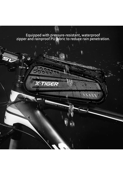 Es3 Stili X-Tıger Büyük Kapasiteli Eva Bisiklet Çantası Mtb Bisiklet Üst Tüp Çanta Suya Dayanıklı Dokunmatik Telefon Tutucu Kılıf Çanta Bisiklet Aksesuarları (Yurt Dışından) fiyatları