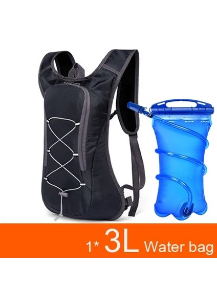 3l Su Torbası Stili Ekle Nefes Alabilir Ultra Hafif Bisiklet Sırt Çantası Koşu Yeleği Çanta Bisiklet Maratonu Taşınabilir Nemlendirme Paketi Çanta Seçeneği 3l Su Mesane (Yurt Dışından)