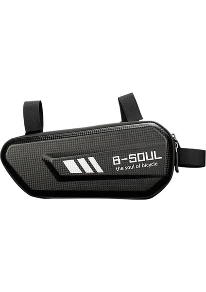 No.6 Tarzı Bisiklet Üçgen Çanta Aşınmaya Dayanıklı B-Soul Dağ Yolu Bisikleti Üçgen Çanta Su Geçirmez Sert Kabuk Büyük Kapasiteli Çanta (Yurt Dışından) modelleri