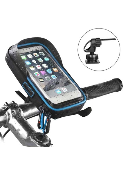 Stil 2 Kırmızı 02 Stili Inç Dokunmatik Ekran Yağmur Geçirmez Bisiklet Çantası Su Geçirmez Ön Tüp Çanta Telefon Kılıfı Cep Cep Telefonu Tutucu Mtb Bisiklet Aksesuarı (Yurt Dışından)
