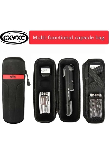 Kırmızı S Kapsül Çanta Stili Cxwxc Mtb Eva Kapsül Çanta Yol Bisikleti Onarım Aracı Saklama Çantası Bisiklet Temel Dişli Kapsül Pannier Bisiklet Şişe Kutusu Saklayabilir (Yurt Dışından)