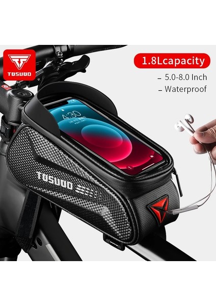 2l Turuncu F Stili L Beden Tosuod Çantası 1.8l Çerçeve Ön Tüp Geçirmez Çantası Telefon Kılıfı 8 Inç Dokunmatik Ekran Sert Kabuk Çanta (Yurt Dışından) fiyatları