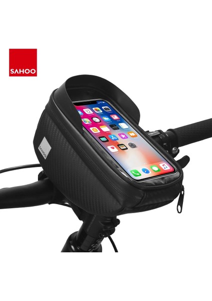 Sahoo Wxy Suya Dayanıklı Dokunmatik Ekran Bisiklet Bisiklet Kafası Tüp Gidon 6.5 "cep Telefonu Bisiklet Çantası Kılıf Tutucu Pannier (Yurt Dışından)