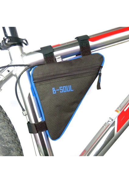 Mavi Stil B-Soul Mtb Bisiklet Ön Çerçeve Çantaları, Su Geçirmez Bisiklet Ön Tüpü Üst Su Şişesi Çantası, Kamp Sürme Dağ Bisikleti Üçgen Çanta (Yurt Dışından)