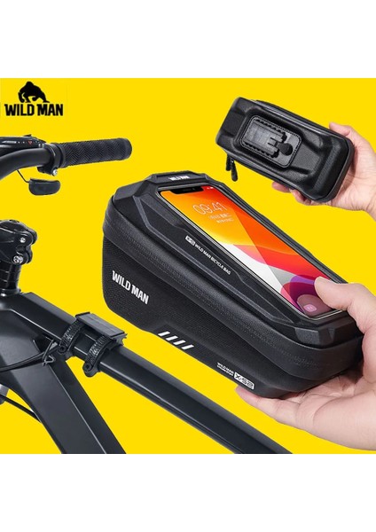 Model 03 Tarzı Yeni Wıld Man Bisiklet Çantası1.8l Çerçeve Ön Tüp Bisiklet Çantası Su Geçirmez Telefon Kılıfı Tutucu 6.9 Inç Dokunmatik Çanta Bisiklet Aksesuarları (Yurt Dışından) modelleri