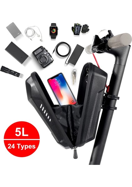 No.22 Tarzı Evrensel Scooter Ön Çanta Elektrikli Scooter Saklama Çantası Su Geçirmez Eva Sert Kabuk Çanta Xiaomi Mijia M365 Aksesuarları Için (Yurt Dışından) fırsatları