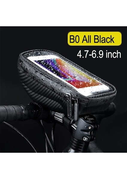 X0 Logo Stili Yok Vahşi Adam Bisiklet Kafa Tüp Bisiklet Bisiklet Gidon Cep Cep Telefonu Çanta Kılıf Tutucu Ekran Telefon Montaj Çanta Kılıf Için 6.9in (Yurt Dışından)