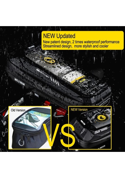 X0 Logo Stili Yok Vahşi Adam Bisiklet Kafa Tüp Bisiklet Bisiklet Gidon Cep Cep Telefonu Çanta Kılıf Tutucu Ekran Telefon Montaj Çanta Kılıf Için 6.9in (Yurt Dışından) fiyatları